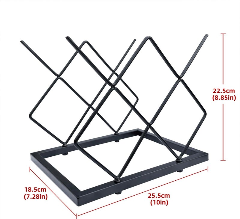 MCSAPIL Small Wine Racks Countertop(5 Bottle Capacity),Metal Wine Bottle Holder Modern Black for Home Kitchen Bar,Tabletop Wine Rack for Cabinet, Pantry, Wine Bottle Storage - Image 2